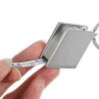 Малка прибираща се лента измерва висулка преносим квадрат с висока прецизна лента с ключов пръстен