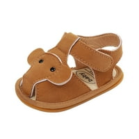 Lovskoo Unise Baby First Walking Shoes 0- Месеци бебешки сандали сандали за малко дете момичета обувки мека подметка без плъзгане обувки кафяви