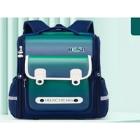 Haite Unise Bookbag Multi Pockets Daypack Top Handle Водоустойчива раница с голям капацитет Детска градина с много защитна чанта момчета кралско зелено S