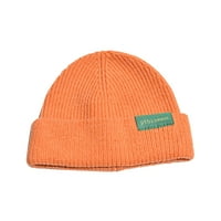 Мек еластичен плътно цветно плетено шапка на шапки зимни топли ски капачки на черепички