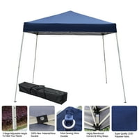 Cfowner Canopy Tent 8 '8' изскачащ сенник Лесно настройте плажен балдахин на открито бонус чанта за носене