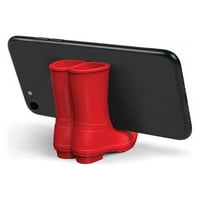 Toyella Creative Personality Rain Boots Mobile Phone Holder Red