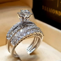 Женски декор пръстен, диамантен пръстен на Свети Валентин, розов пръстен, диамант, пръстен на шпато-кле, лек пръстен, нов творчески пръстен, може да бъде подреден за носене на женски розов диамант орнамент