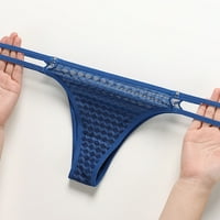 G струни ремъци за жени секси бельо с ниско издигане g-струни гащи с високо рязане на долни гащи Подаръци Сини L