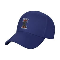 Cepten Mens & Womens Cool Unique Print с Redneck Moonshine Logo Регулируема бейзболна шапка синьо