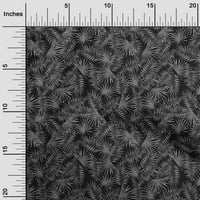 Oneoone памучна фланелка сива тъкан тропическа шивашка тъкан от двора отпечатано DIY дрехи Широви консумативи Широви консумативи