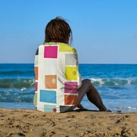 Възрастен микрофибър плажна кърпа Лято лек компактна пътека за кърпа идеален подарък за приятелка жени тийнейджърки
