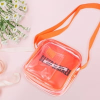 Прозрачна чанта за кръстосано тяло модерна чанта за пратеник с един рамо