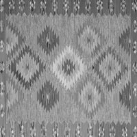 Ahgly Company Indoor Rectangle Southwestern Grey Country Area Rugs, 3 '5'