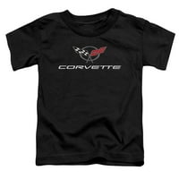 Chevrolet - Corvette Modern Emblem - Риза с къси ръкави за малко дете - 3T