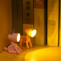 Мини мазнини лампи, карикатурно кученце елени креативни LED нощни светлини за деца, подарък за декорация на дома