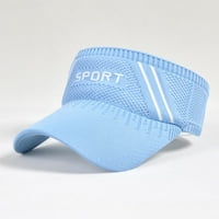 Жени слънчеви козирни шапки спортни тенис голф лента за глава дами дами летни шапки на открито синьо