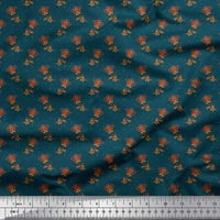 Soimoi копринена тъкан точка и флорален артистичен декор от печат отпечатан двор