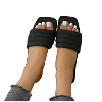 Verpetridure сандали за жени облечени летни женски глава едноредови сандали плоски чехли цвят всичко съвпадащо сандали