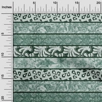 Oneoone памучен копринен тъмен зелена тъкан Mi блок модел Diy Clothing Quilting Fabric Print Fabric By Dard Wide