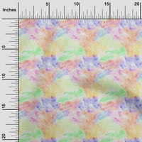 OneOone Velvet Light Peach Fabric Tie Dye Sheing Craft Projects Fabric отпечатъци от двор широко-N4