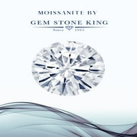 Gem Stone King Silver и 10k жълто злато лаборатория отглеждана диамантена гривна за жени сърце форма на родолит гранат мойсанит