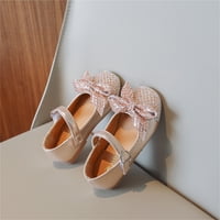 Момичета облича обувки искрящи обувки Момичета принцеса Мери Джейн Училищни обувки в производителност Абитуриент Абитуриент Байби ежедневни обувки Небрежно първо ходене