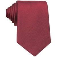 Бар III Мъжки копринена кльощава вратовръзка на шията червено o s