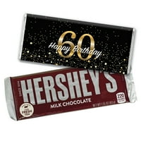 36ct 60 -ти рожден ден бонбони парти благоприятства шоколадовите барове на Hershey -