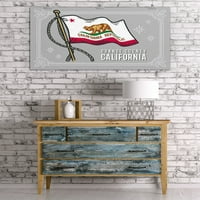 Ориндж Каунти, Калифорния, размахване на държавен флаг, държавна серия