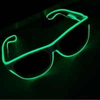 Случителни очила на Фейона Светодиодни очила LED Light Up Party Sunglass Glow in the Dark for Rave Party, EDM