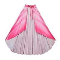 Момичета русалка принцеса костюм с чанта за рожден ден рожден ден косплей