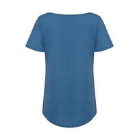 Gathrrgyp женски върхове ， лято дишащи върхове с къс ръкав ， модна жена 0-хилята с къс ръкав тениска тениска лятна солидна блуза