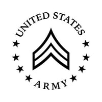 - Ефрейтор на американската армейска армия стикер Decal Die Cut - самозалепващо винил - устойчив на атмосферни влияния - направен в САЩ - много цветове и размери - CPL OR -E4