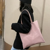 Женски нюваталид цвят прост голям капацитет PU кожена чанта за рамо на рамото