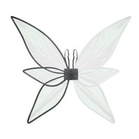 Крила на пеперуди, прозрачни декоративни крила на пеперуди с каишки за възрастни, деца, обличащи се, аксесоари