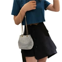 Puloru женска чанта с едно рамо, чанта с чанта за кофа за иззими