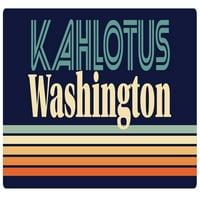 Kahlotus Washington Vinyl Decal Sticker Retro дизайн