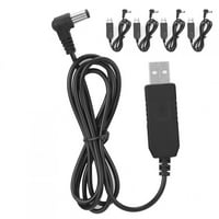 Talkie зареждане на кабел Лесен за носене на черен траен лек стабилен Talkie USB зарядно за офис дом