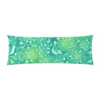 Ретро цветна шаблон дизайн батик флорално тяло възглавница Покритие възглавница възглавница Протектор на възглавницата на възглавницата