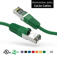 150 фута CAT5E Закрита Ethernet Network Booted Cable Green, Pack