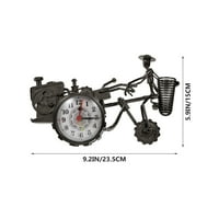 Vintage Tractor Model Dual-Use Penholder Clock за декор за домашен работен плот с помощта на