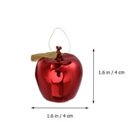Симулация Apple висулка Коледна ябълка висяща орнамент пластмасова ябълка орнамент