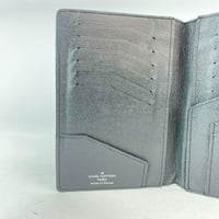 Louis Vuitton Argoal Black Glacier Taiga Leather Brazza Long Wallet 17LVA1022W