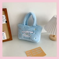 Kawaii tote чанта sanrio плюшена чанта kuromi рамо чанта жени плюшена чанта аниме моя мелодия канела на съединителя, подарък за момиче