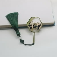 Panda Bookmark Очен привличащ корозия устойчив метален пискюл отметка PAGINATION MARCE Канцеларски материали Подарък за дома