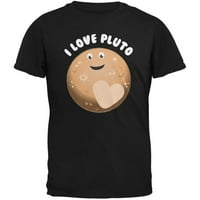 Love Pluto Planet Black Thrish Adult-x-голяма