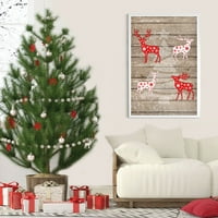 Неудобни стилове Коледна стена арт плакат Коледни елементи Домашни декор отпечатъци