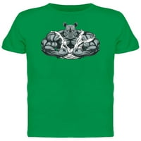 Сиво много силен носорог тениска мъже -Маг от Shutterstock, мъжки 3x-голям