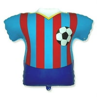Футболна футболна риза - Blue Foil Mylar Balloon - Парти за декорации