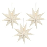 Коледна хартиена звезда висящи абажури за лампа за лампа за лампа за декорации