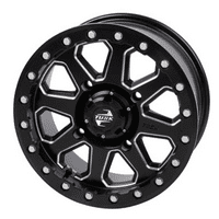 Uinta Beadlock Wheel 4. + 3. Смилано черно съвместимо с Can-Am Renegade 2007-2015