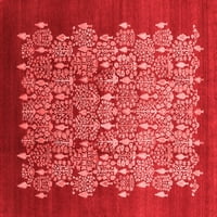 Ahgly Company Indoor Rectangle Oriental Red Industrial Area Rugs, 7 '9'