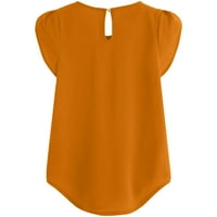 Клирънс Yohome мъжки ризи Мъжки и дамски ежедневна разхлабена бира 3D печат с къс ръкав тениска оранжево xxxl